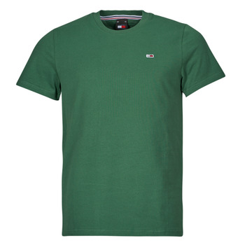 Clothing Men short-sleeved t-shirts Tommy Jeans TJM SLIM JERSEY C NECK EXT Green