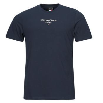Clothing Men short-sleeved t-shirts Tommy Jeans TJM SLIM TJ 85 ENTRY Marine