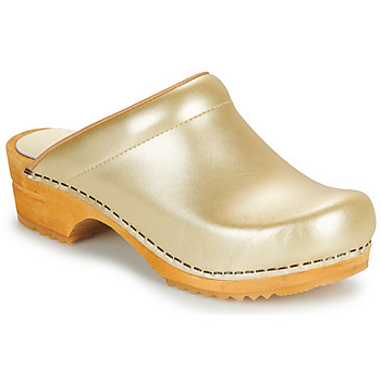 Shoes Women Clogs Sanita LOTTE OPEN Gold