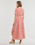 Clothing Women Long Dresses Betty London RIVKA Red / Multicolour