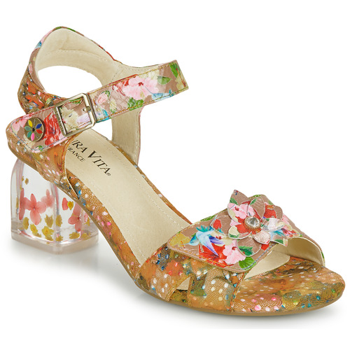 Shoes Women Sandals Laura Vita  Camel / Multicoloured