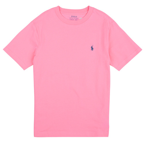 Clothing Children short-sleeved t-shirts Polo Ralph Lauren SS CN-TOPS-T-SHIRT Pink