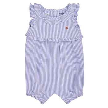 Clothing Girl Jumpsuits / Dungarees Polo Ralph Lauren YDOXMSHBBL-ONE PIECE-SHORTALL Blue / Harbour / Island / Blue / Multi