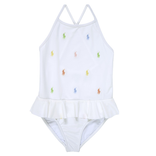 Clothing Girl Trunks / Swim shorts Polo Ralph Lauren ALLOVRPP1PCE-SWIMWEAR-1 PC SWIM White