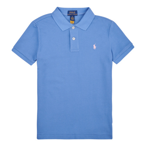 Clothing Boy short-sleeved polo shirts Polo Ralph Lauren SS KC-TOPS-KNIT Blue