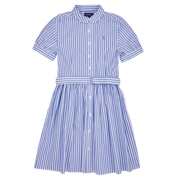 Clothing Girl Short Dresses Polo Ralph Lauren FAHARLIDRSS-DRESSES-DAY DRESS Blue / White / Cabana / Blue / White