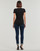 Clothing Women short-sleeved t-shirts Guess 4G LOGO Black