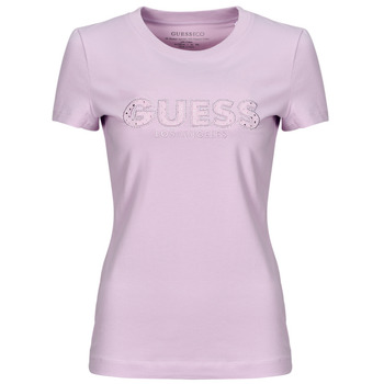 Clothing Women short-sleeved t-shirts Guess SANGALLO TEE Violet