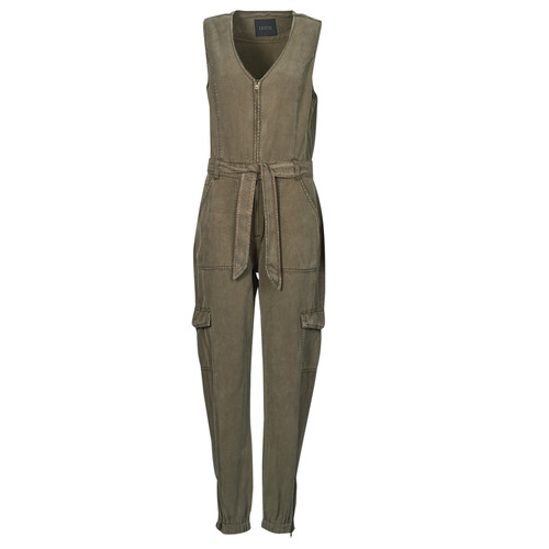 Clothing Women Jumpsuits / Dungarees Guess INDY JUMPSUIT Kaki