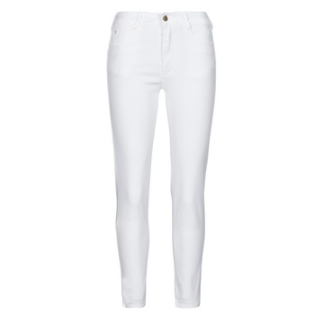 Clothing Women slim jeans Le Temps des Cerises PULP SLIM 7/8 White