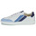 Shoes Men Low top trainers Caval LOW SLASH 50 SHADES OF BLUE White / Blue