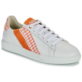 Shoes Women Low top trainers Caval SLASH White / Orange