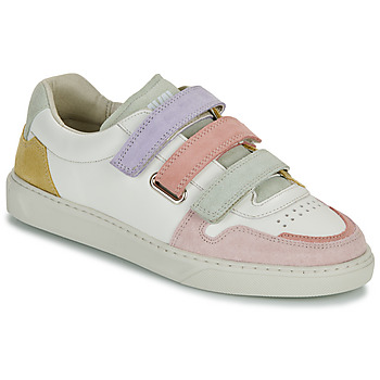 Shoes Women Low top trainers Caval VELCROS White / Multicolour
