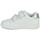 Shoes Girl Low top trainers Geox J ECLYPER GIRL White / Silver