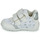 Shoes Girl Low top trainers Geox B ELTHAN GIRL White / Silver