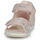 Shoes Girl Sandals Geox B SANDAL TAPUZ GIRL Pink / Silver