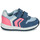 Shoes Girl Low top trainers Geox B ALBEN GIRL Blue / Pink