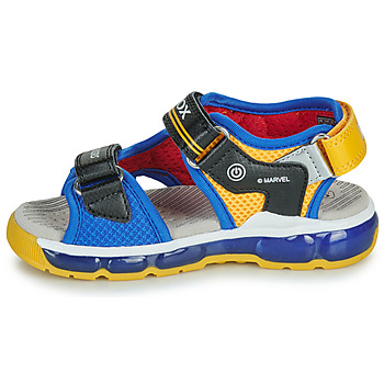Geox J SANDAL ANDROID BOY Blue / Yellow