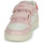 Shoes Girl Low top trainers Geox J WASHIBA GIRL Pink / White