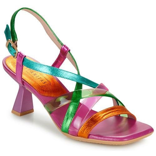 Shoes Women Sandals Hispanitas DANIELLE Violet / Green / Blue