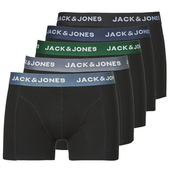 Jack & Jones JACSOLID TRUNKS 5 PACK OP Black
