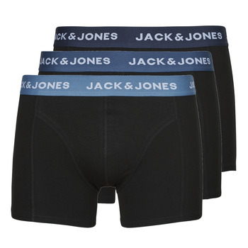 Jack & Jones JACSOLID TRUNKS 3 PACK OP Black / Blue