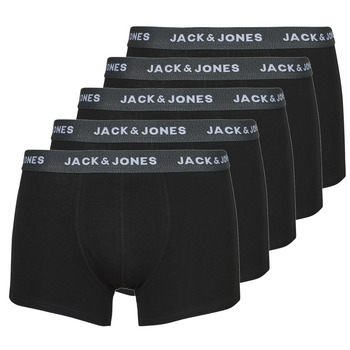 Jack & Jones JACHUEY TRUNKS 5 PACK Black