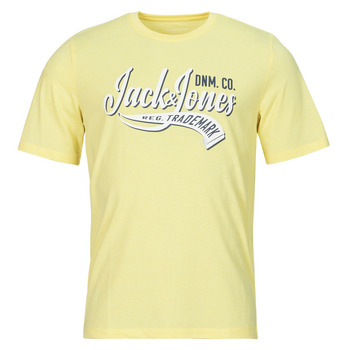 Clothing Men short-sleeved t-shirts Jack & Jones JJELOGO TEE SS O-NECK 2 COL SS24 SN Yellow