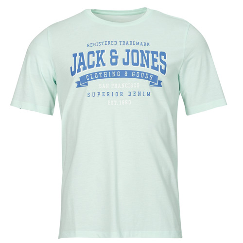 Clothing Men short-sleeved t-shirts Jack & Jones JJELOGO TEE SS O-NECK 2 COL SS24 SN Blue