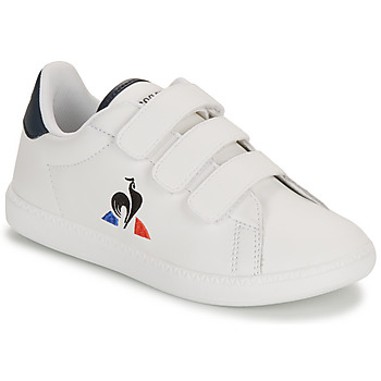 Shoes Children Low top trainers Le Coq Sportif COURTSET_2 KIDS White / Marine