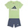 Clothing Boy Tracksuits Adidas Sportswear I BL CO T SET Marine / Green