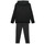 Clothing Boy Tracksuits Adidas Sportswear J 3S TIB FL TS Black / Grey