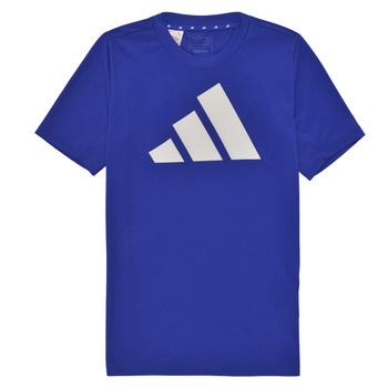 Clothing Boy short-sleeved t-shirts Adidas Sportswear U TR-ES LOGO T Blue / White