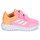 Shoes Girl Low top trainers Adidas Sportswear Tensaur Run 2.0 CF I Pink / Orange