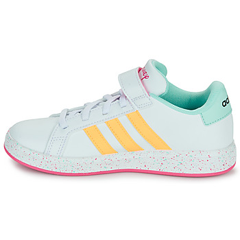 Adidas Sportswear GRAND COURT MINNIE EL K White / Yellow / Pink