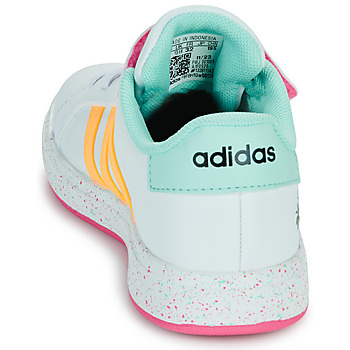 Adidas Sportswear GRAND COURT MINNIE EL K White / Yellow / Pink