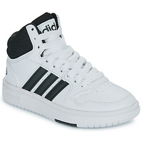 Shoes Children High top trainers Adidas Sportswear HOOPS 3.0 MID K White / Black