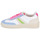 Shoes Women Low top trainers Serafini COURT White / Blue / Pink