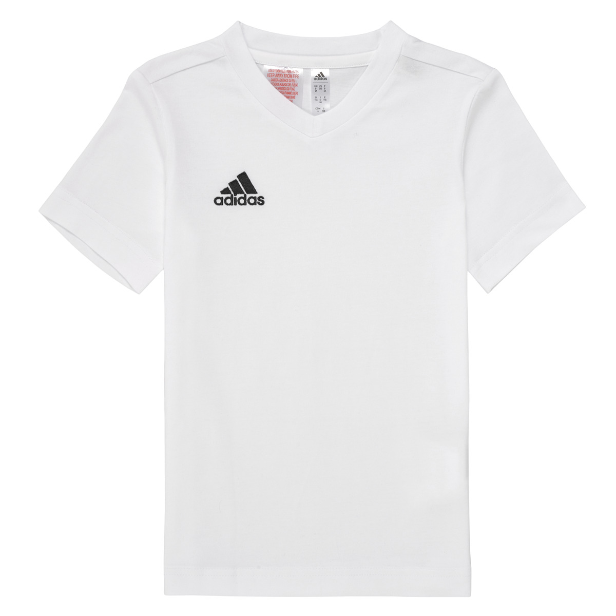 Clothing Children short-sleeved t-shirts adidas Performance ENT22 TEE Y White / Black