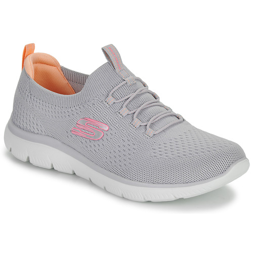 Shoes Women Low top trainers Skechers SUMMITS - CLASSIC Grey