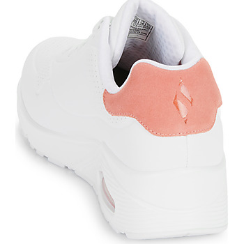 Skechers UNO - POP BACK White / Pink