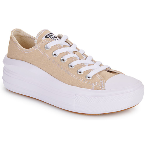 Shoes Women Low top trainers Converse CHUCK TAYLOR ALL STAR MOVE Beige