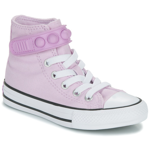 Shoes Girl High top trainers Converse CHUCK TAYLOR ALL STAR BUBBLE STRAP 1V Pink