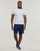Clothing Men Shorts / Bermudas adidas Performance SQUAD 21 SHO Marine / White