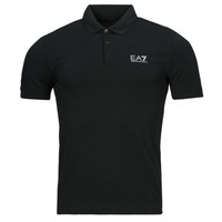 Clothing Men short-sleeved polo shirts Emporio Armani EA7 TRAIN CORE ID M POLO Black