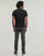 Clothing Men short-sleeved t-shirts Emporio Armani EA7 TSHIRT 3DPT37 Black / Gold