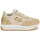 Shoes Women Low top trainers Love Moschino DAILY RUNNING Beige / Gold