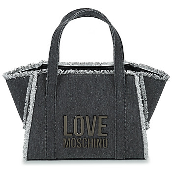 Bags Women Handbags Love Moschino DENIM JC4316PP0I Grey