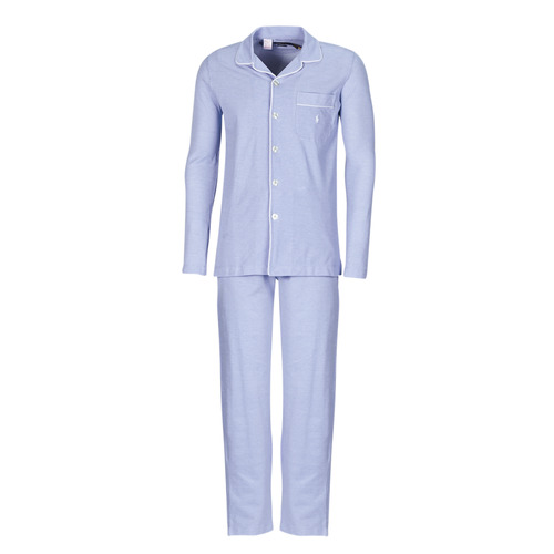Clothing Men Sleepsuits Polo Ralph Lauren L / S PJ SET-SLEEP-SET Blue