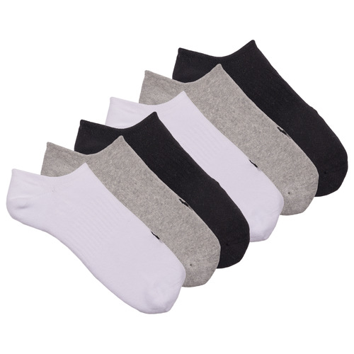 Accessorie Socks Polo Ralph Lauren 6 PACK SPORT NO SHOW-PERFORMANCE-NO SHOW-6 PACK White / Grey / Black